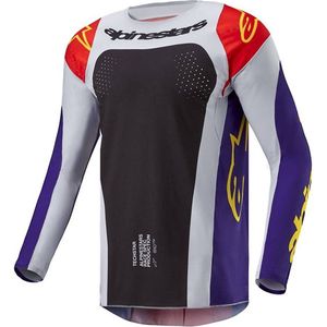 Alpinestars - Techstar Ocuri Jersey - Warm Oranje Paars Zwart