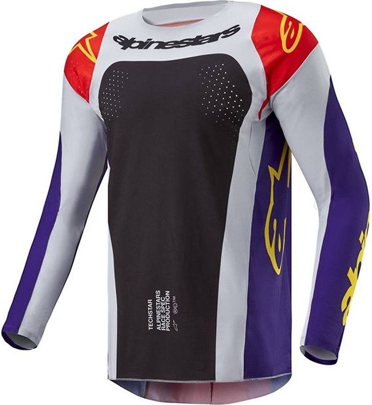 Alpinestars - Techstar Ocuri Jersey - Warm Oranje Paars Zwart