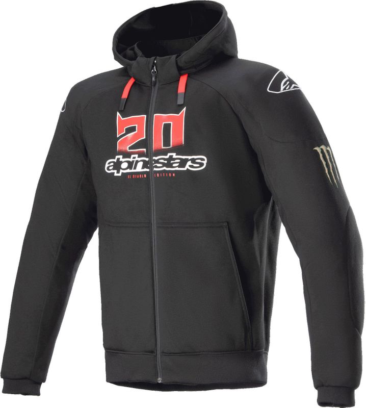 Alpinestars - FQ20 Chrome Ignition - Zip Hoodie - Zwart - Katoen
