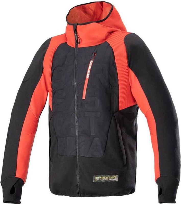 Alpinestars - MO.ST.EQ Hybrid Hooded Jacket - Zwart - Jas