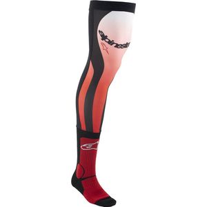 Alpinestars - MX Long Knee Brace Socks - Rood - Sportsokken