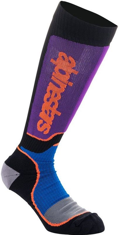 Alpinestars - MX Plus - Sportsokken - Zwart/Blauw