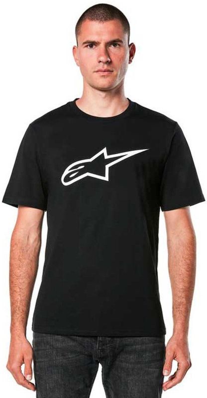 T-Shirt - Bedrukt - Zwart - Katoen/Polyester