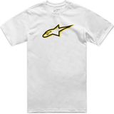 Alpinestars - Ageless Shadow - T-shirt - Wit - Korte Mouwen