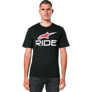 Alpinestars - Ride 4.0 - T-shirt - Zwart - Korte Mouwen