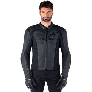 Alpinestars - Faster V3 - Motorjas - Leren - Sportieve Pasvorm