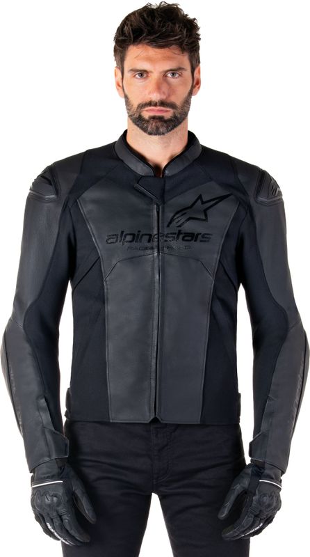 Alpinestars - Faster V3 - Motorjas - Leren - Sportieve Pasvorm