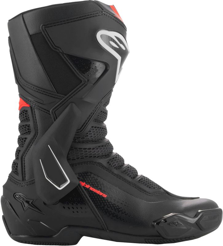 Alpinestars - SMX-6 V3 - Motorlaarzen - Zwart-Rood - Materiaal: Beschermend