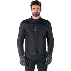 Alpinestars T-SPS V2, waterdicht textieljack, zwart/zwart, S
