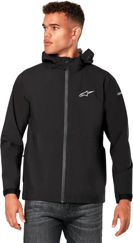 Alpinestars - Kascade - Regenjack - Zwart - 100% Polyester