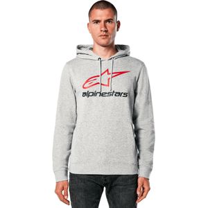 Alpinestars Always V3 Kapuzenpullover Gry Hthr Rd Blk