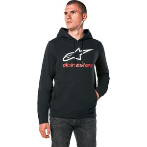 Alpinestars - Always Hoodie V3 - Hoodie - Zwart/Wit/Rood - Sportieve Stijl