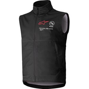 Techstar - Softshell Vest - Zwart - Winddicht - Lichtgewicht