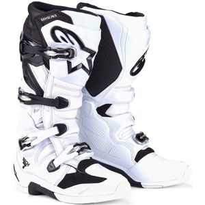 Alpinestars - Tech 7 - Crosslaarzen - Wit-Zwart - Innovatieve Materialen