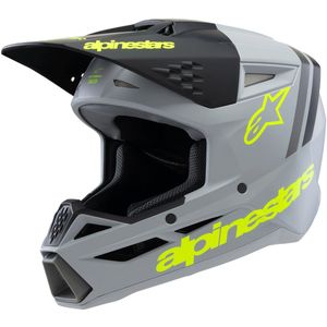 Alpinestars - Sm3 Radium - Offroadhelm - Zwart - Thermo-geïnjecteerde schaal