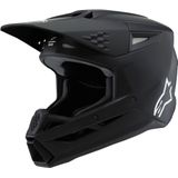 Alpinestars - SM3 Solid - Offroadhelm - Zwart - Lichtgewicht - MX/Enduro