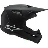 Alpinestars - SM3 Solid - Offroadhelm - Zwart - Lichtgewicht - MX/Enduro