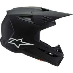 Alpinestars - SM3 Solid - Offroadhelm - Zwart - Lichtgewicht - MX/Enduro