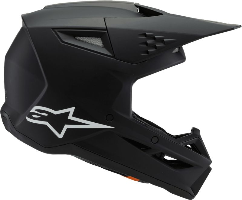 Alpinestars - SM3 Solid - Offroadhelm - Zwart - Lichtgewicht - MX/Enduro
