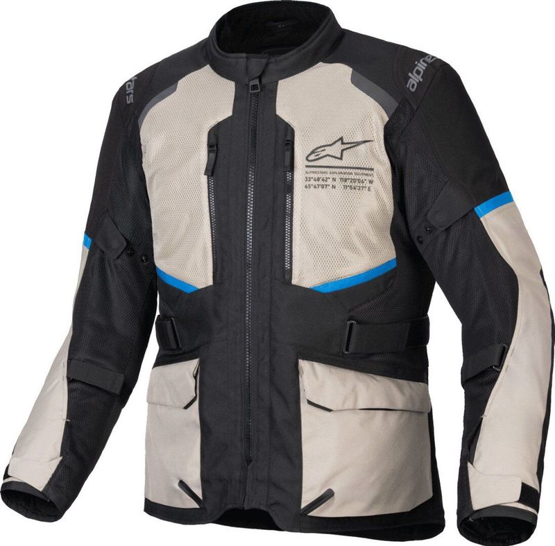 Alpinestars - Andes Air Drystar - Motorjas - Zwart