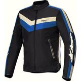 Alpinestars - T-Dyno WR - Motorjas - Zwart Blauw Ecru - Waterdicht
