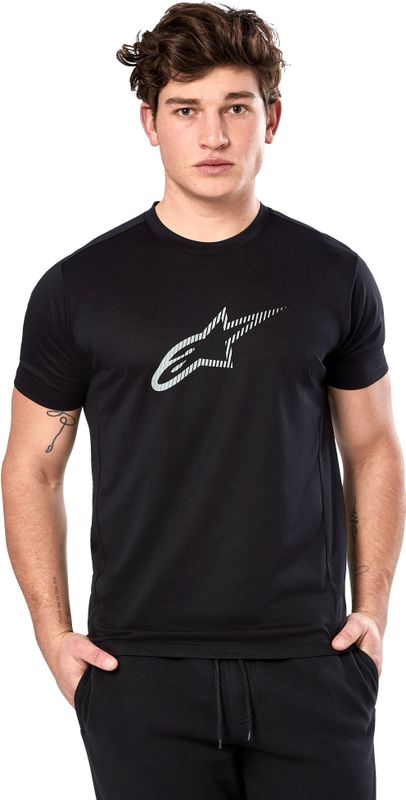 Alpinestars - Exemption - Sportshirt - Korte Mouwen - Gerecycled Polyester - Zwart