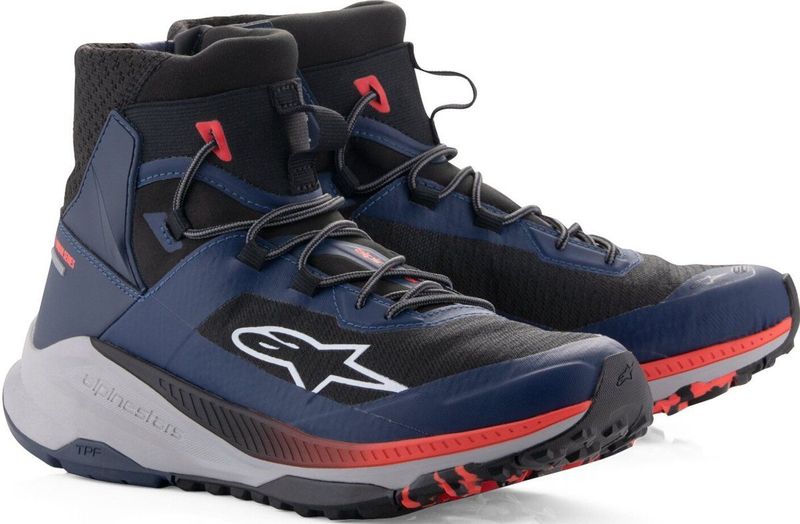 Alpinestars - Speedforce XR - Motorschoenen - Blauw-Zwart-Rood - Materiaal: Diverse