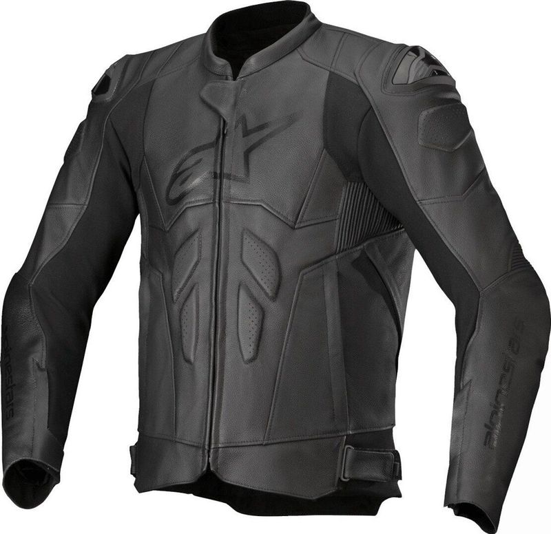 Alpinestars - Dusk - Leren Jack - Zwart - Leer