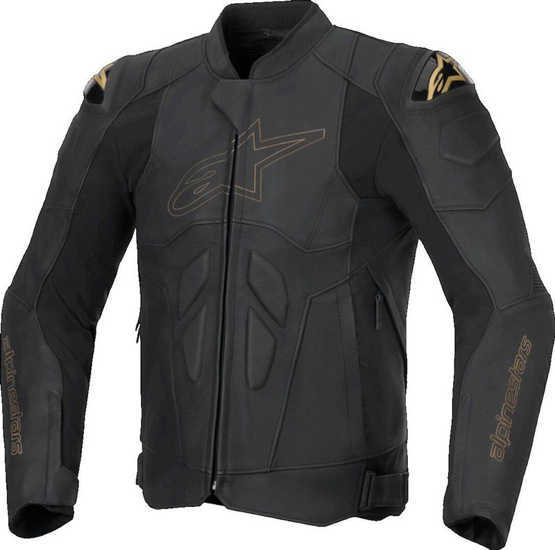 Alpinestars - Dusk - Leren Motorjas - Zwart