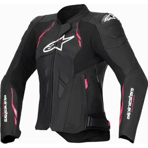 Alpinestars - Stella Dusk - Dames Motorfiets Jas - Leren - Zwart