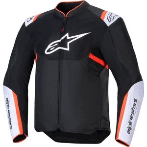 Alpinestars T-SPS Air V2 Zwart Wit Fluo Rood Motorjas - Maat XL - Jas