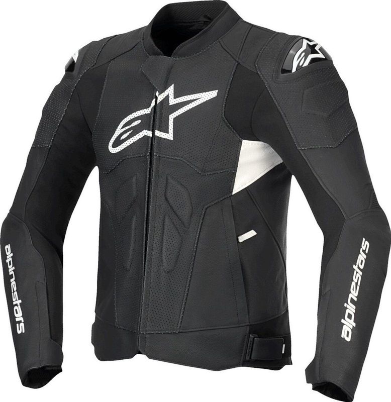 Alpinestars - Dusk Airflow - Leren Jas - Zwart - Leer