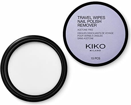 KIKO Milano Nail Polish Remover Wipes | 15 Nagellakremoverdoekjes, Zonder Aceton