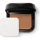 Kiko Milano Full Coverage Blurring Powder Foundation Compact Foundation, 80 Cocoa, 10 ml