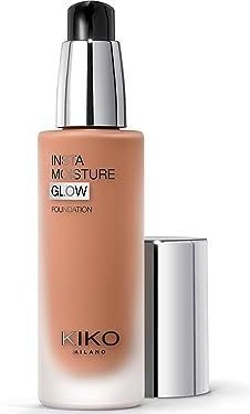 KIKO Milano Instamoisture Glow Foundation 13 | Gezichtshighlighter In Poedervorm Met Een Lichtgevende En Zijdezachte Finish