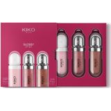 KIKO Milano - Glossy Set - Lipgloss - 3 Stuks - Hydratatie