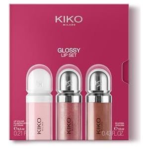 KIKO Milano - Glossy Set - Lipgloss - 3 Stuks - Hydratatie