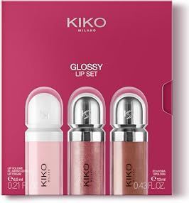 KIKO Milano - Glossy Set - Lipgloss - 3 Stuks - Hydratatie