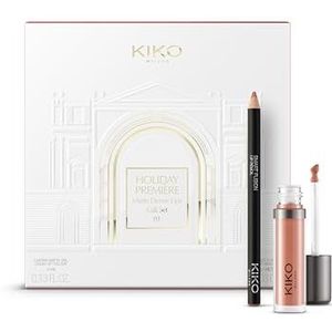 KIKO Milano Holiday Première Matte Desire Lips Gift Set 01 | Lippencadeauset: Ultra-matte Vloeibare Lippenstift En Bijpassend Lippotlood