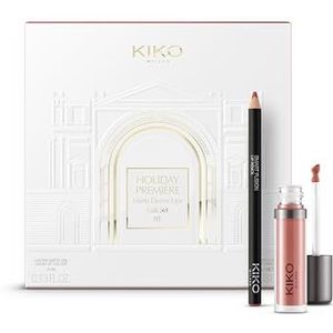 KIKO Milano Holiday Première Matte Desire Lips Gift Set 02 | Lippencadeauset: Ultra-matte Vloeibare Lippenstift En Bijpassend Lippotlood