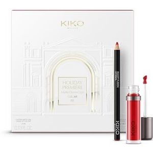 KIKO Milano Holiday Première Matte Desire Lips Gift Set 03 | Lippencadeauset: Ultra-matte Vloeibare Lippenstift En Bijpassend Lippotlood