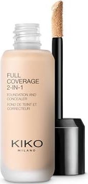 KIKO - Full Coverage 2-IN-1 Foundation en Concealer - Matte - Romige Textuur