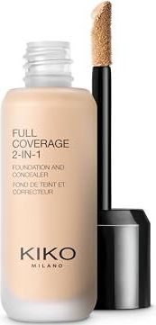 KIKO - Full Coverage 2-in-1 Foundation en Concealer - Beige - 30ml