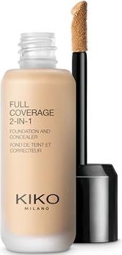 KIKO - Full Coverage 2-in-1 Foundation en Concealer - Matte - Romige Textuur