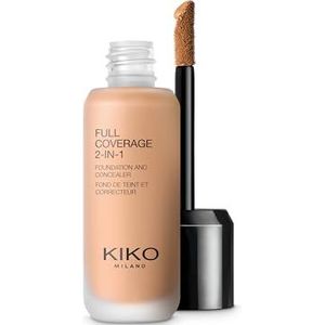 KIKO - Full Coverage 2-IN-1 Foundation en Concealer - Beige - Mat