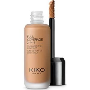 Kiko Milano - Full Coverage 2-in-1 Vloeibare Foundation - Warm Beige - 25 ml
