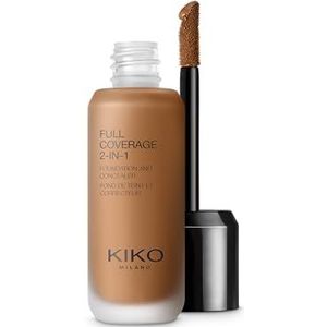 KIKO Milano Full Coverage 2-In-1 Foundation & Concealer 34 N110, 2-In-1-Foundation Mit Concealer, Hohe Deckkraft