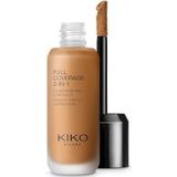 KIKO Milano Full Coverage 2-In-1 Foundation & Concealer 40 O150, 2 In 1 Foundation En Concealer, Hoge Dekking