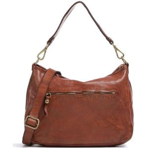 Campomaggi Schoudertas Leer 32 cm cognac