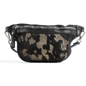 Campomaggi Fanny pack Leer 20 cm cioccolato+oro+t-nero